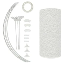 Atmosphera Suspensions Naturelles*Abat-jour "Beline" Blanc2
