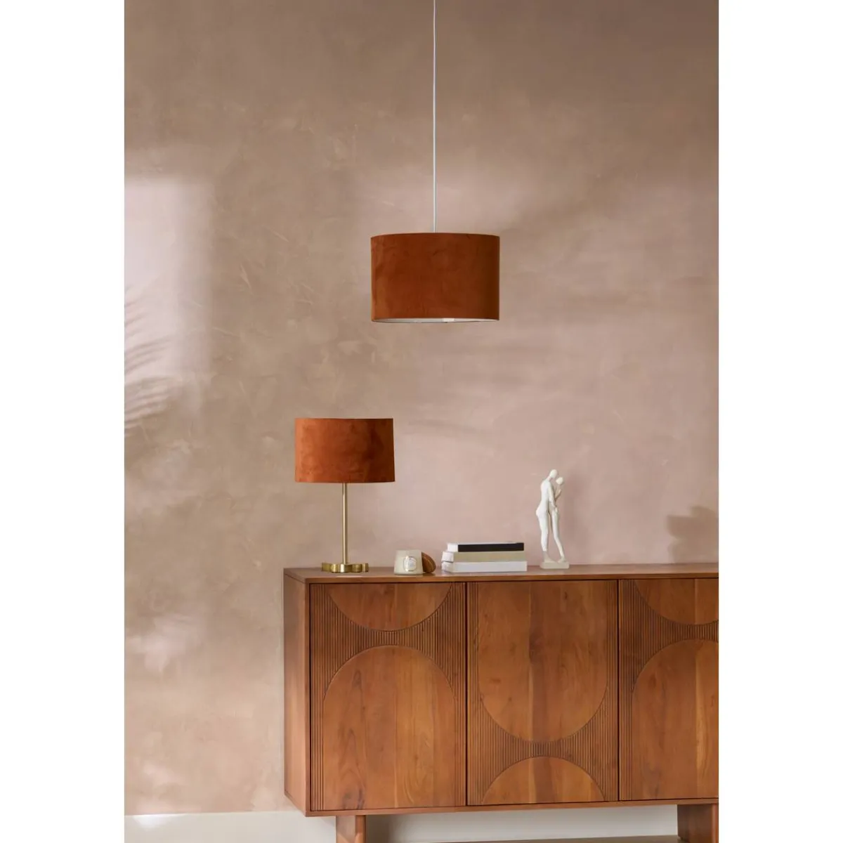 Atmosphera Suspensions Naturelles*Abat-jour "Beline" Bleucanard
