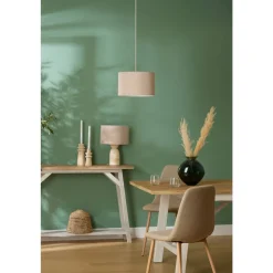 Atmosphera Suspensions Naturelles*Abat-jour "Beline" Beige
