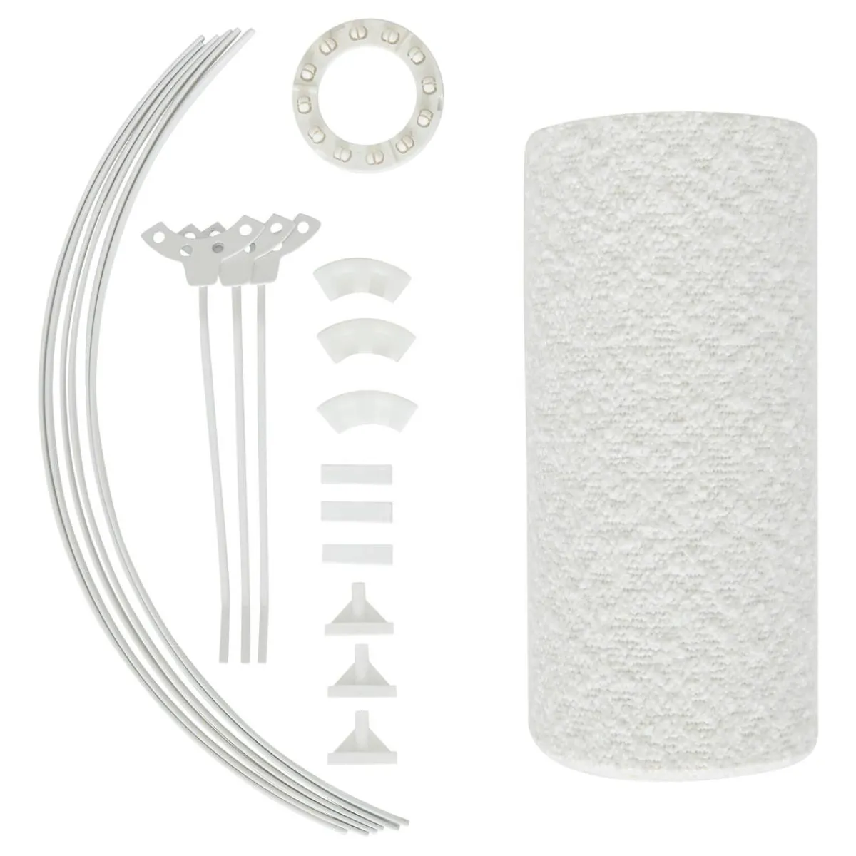 Atmosphera Suspensions Naturelles*Abat-jour "Beline" Blanc
