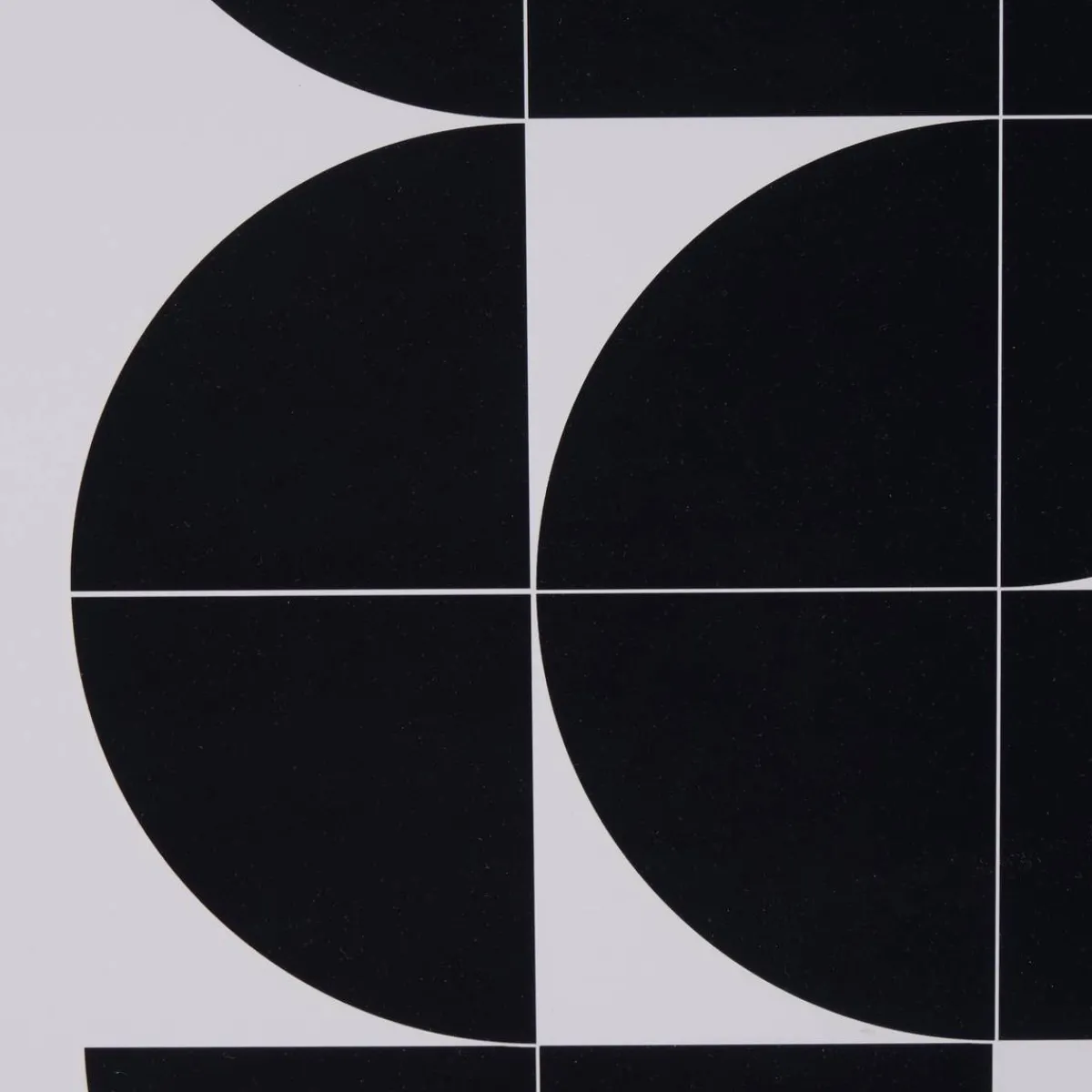 Atmosphera Toiles, Tableaux*Affiche encadrée "Adem" noir/blanc