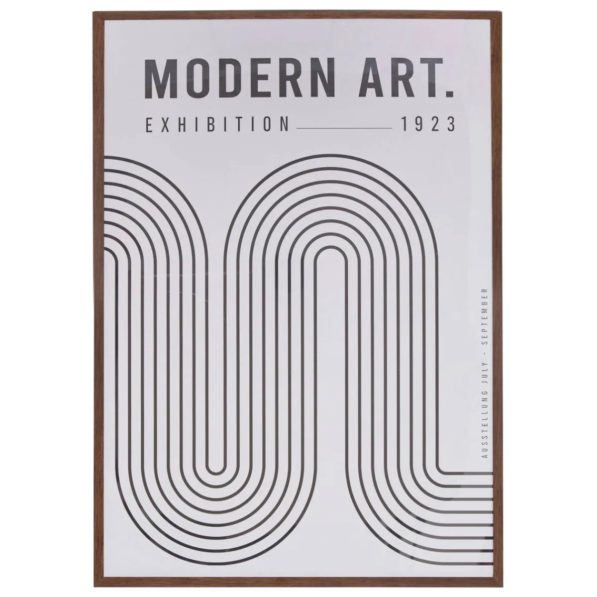 Atmosphera Toiles, Tableaux*Affiche encadrée "Adem" Marron