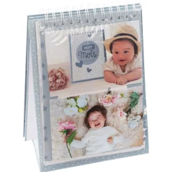 Atmosphera Cadeaux De Naissance*Album photo à spirales enfant Bleu