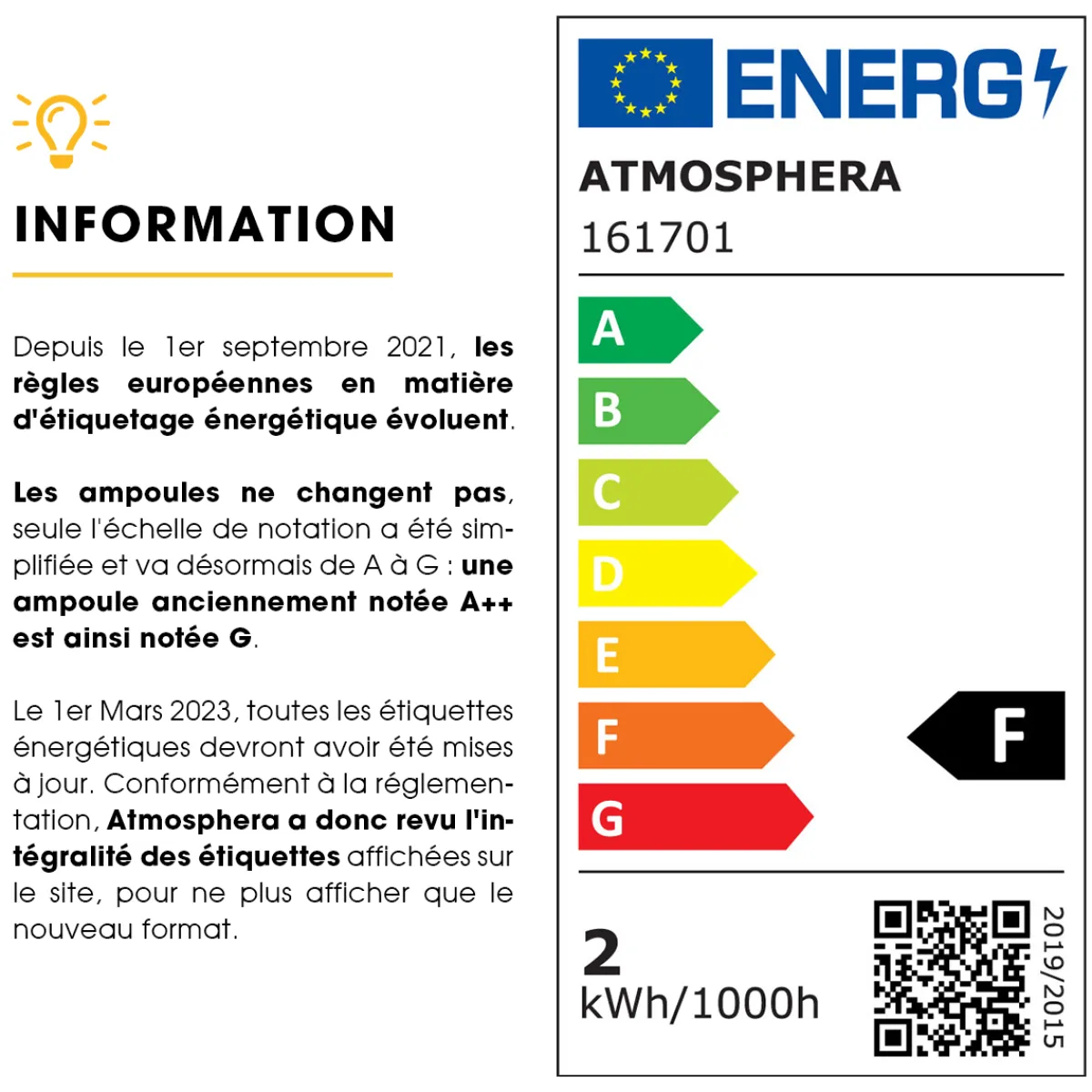 Atmosphera Ampoules Led*Ampoule LED "Globe" Doré