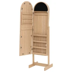 Atmosphera Boîtes À Bijoux, Porte-Bijoux|Voir Tout *Armoire à bijoux sur pied Beige