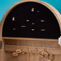 Atmosphera Boîtes À Bijoux, Porte-Bijoux|Voir Tout *Armoire à bijoux sur pied Beige