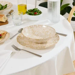 Atmosphera Assiettes Creuses*Assiette creuse  "Anna" Noir1