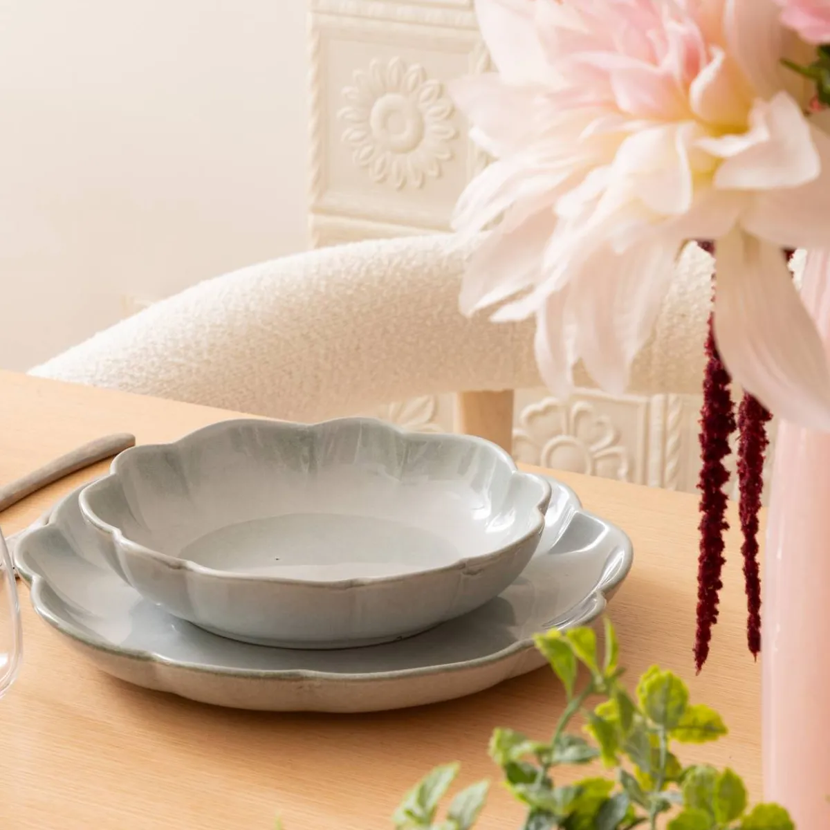Atmosphera Assiettes Creuses*Assiette creuse "Aude" Jaune