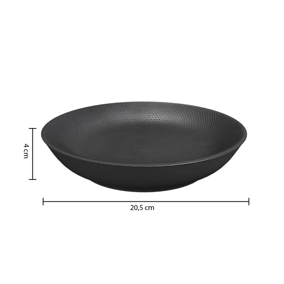 Atmosphera Assiettes Creuses*Assiette creuse "Caviar" Blanc
