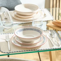 Atmosphera Assiettes Creuses*Assiette creuse  "Morgane" Multicolore