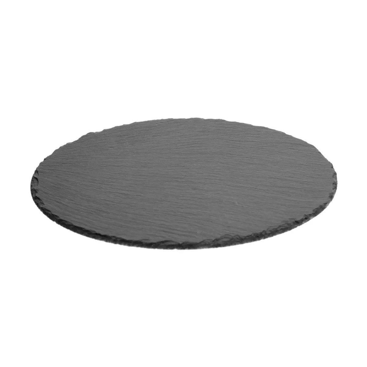 Atmosphera Plats De Service, Présentoirs*Assiette de présentation "Ardoise" Jaune