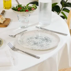 Atmosphera Assiettes Plates*Assiette plate "Ariane" Vertcèdre