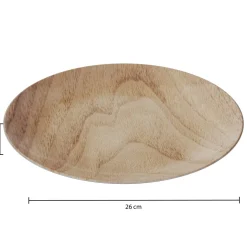 Atmosphera Assiettes Plates*Assiette plate "Bois Mood" Vert