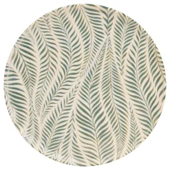 Atmosphera Assiettes Plates*Assiette plate "Gina" Blanc