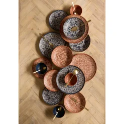 Atmosphera Assiettes Plates*Assiette plate "Ines" Blanc