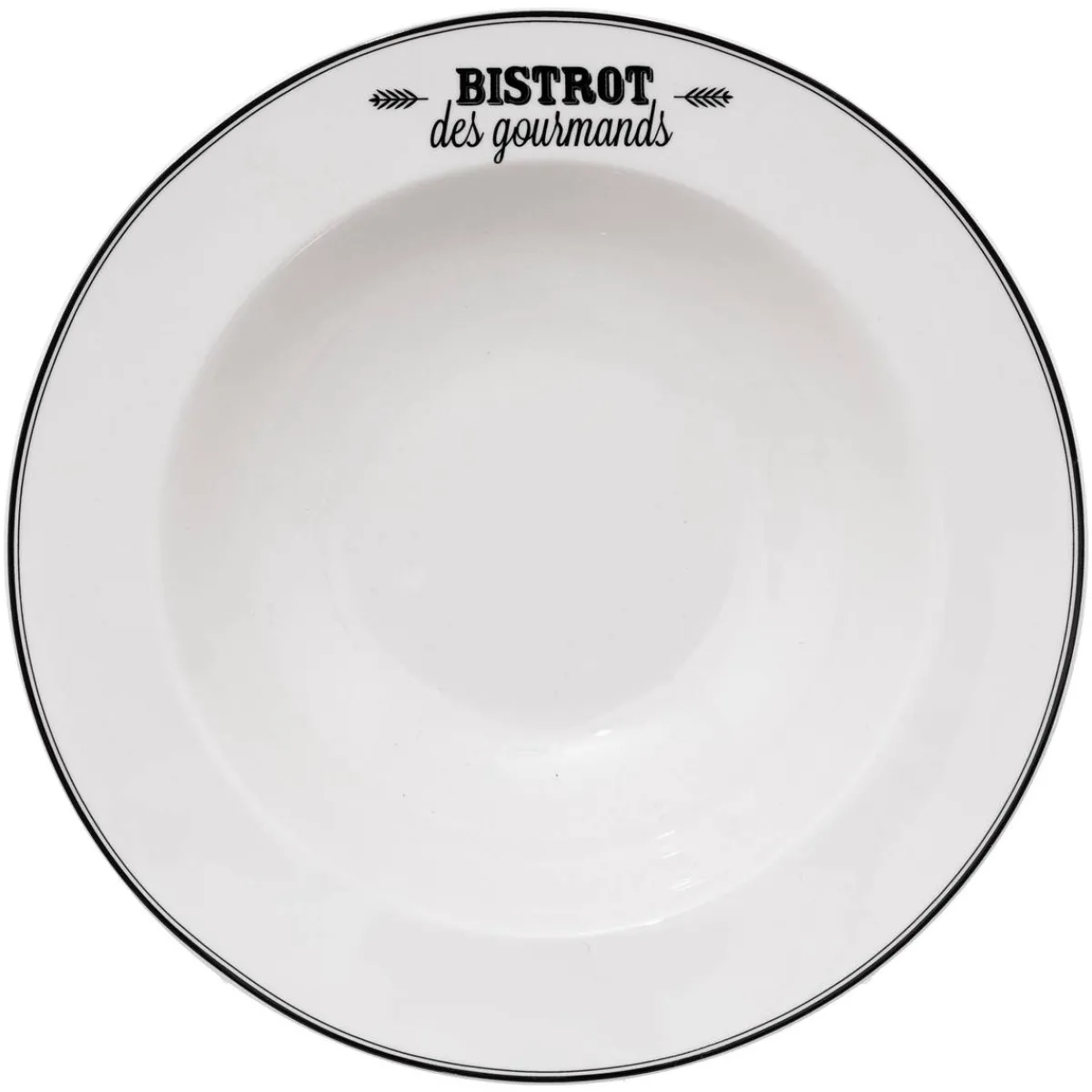 Atmosphera Assiettes Creuses*Assiette à pâtes "Bistrot" Jaune