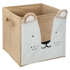 Atmosphera Paniers De Rangements*Bac de rangement  Lion "Joey" Jaune