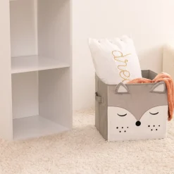 Atmosphera Paniers De Rangements*Bac de rangement Renard "Joey" Gris
