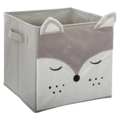 Atmosphera Paniers De Rangements*Bac de rangement  Renard "Joey" Gris