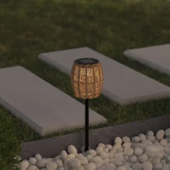 Atmosphera Eclairage D'Extérieur|Lampes Solaires*Balise d'extérieur ELAIS Beige Blanc