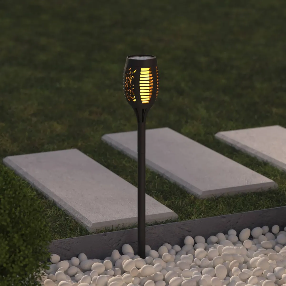 Atmosphera Lampes D'Extérieur|Eclairage D'Extérieur*Balise d'extérieur LITA Noir Argent