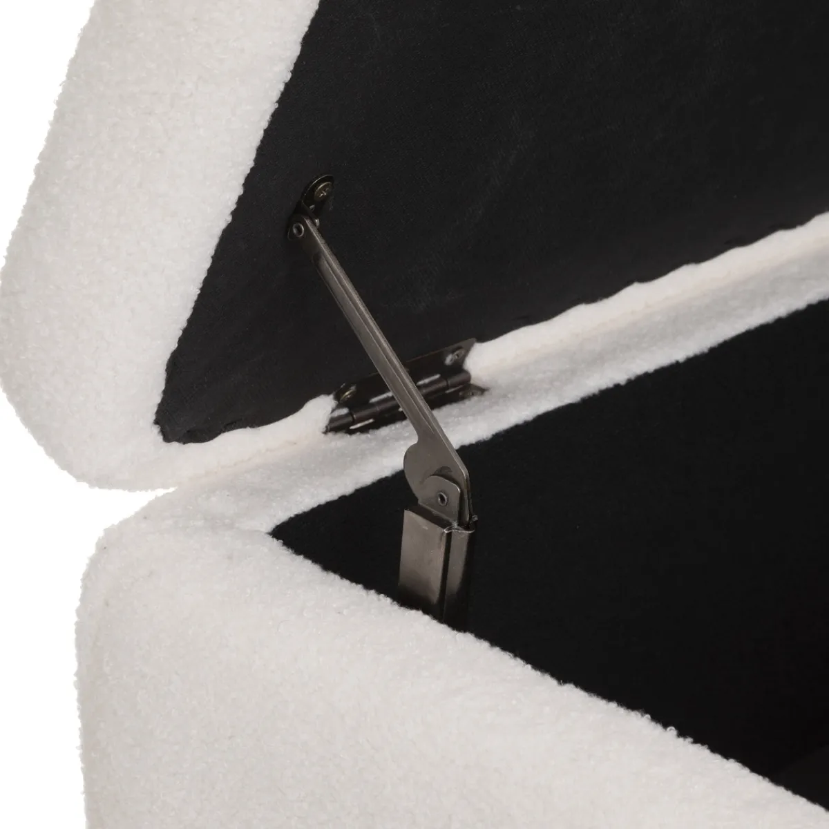 Atmosphera Bancs|Bancs*Banc coffre bouclette "Aurora" Marron
