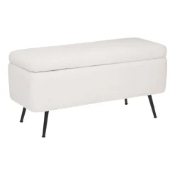 Atmosphera Bancs|Bancs*Banc coffre bouclette "Aurora" Marron