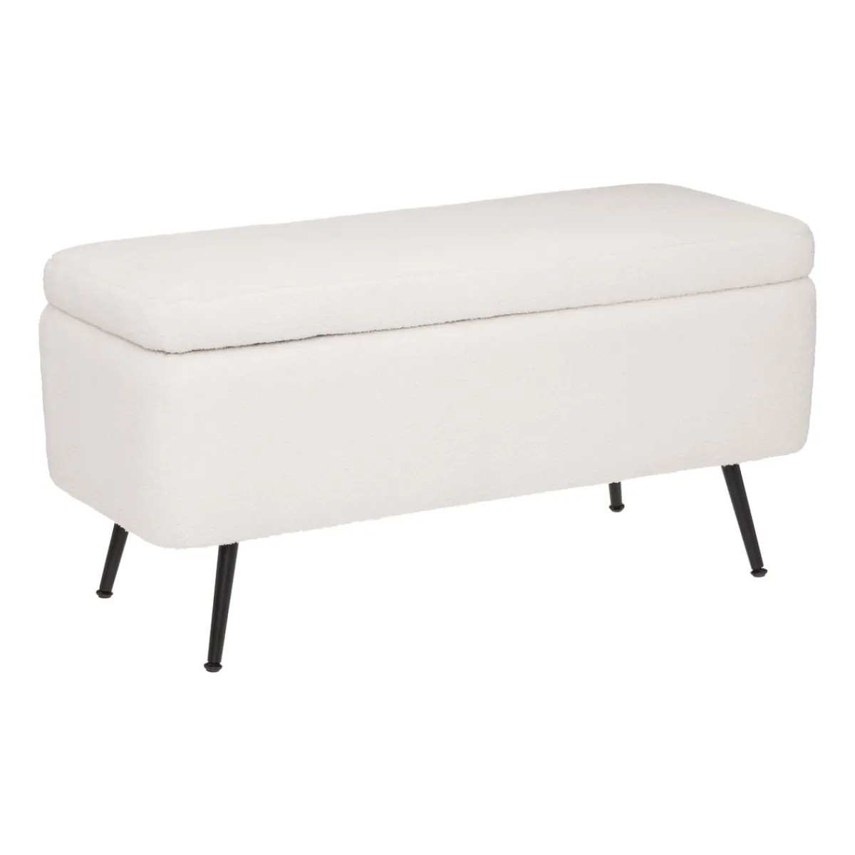 Atmosphera Bancs|Bancs*Banc coffre bouclette "Aurora" Marron