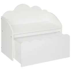 Atmosphera Chaises, Fauteuils|Meubles De Rangement*Banc coffre enfant "Nuage" Blanc