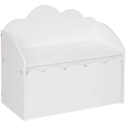 Atmosphera Chaises, Fauteuils|Meubles De Rangement*Banc coffre enfant "Nuage" Blanc