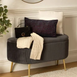 Atmosphera Bancs|Bancs*Banc coffre velours