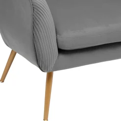 Atmosphera Canapés|Canapés Fixes*Banquette 2 places "Solaro" Gris