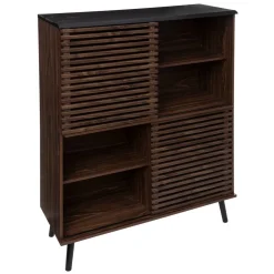 Atmosphera Bibliothèques, Vitrines|Bibliothèques*Bibliothèque "Asmar" Marron