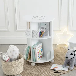 Atmosphera Bibliothèques, Étagères|Sélection Montessori*Bibliothèque enfant ronde Boisnaturel