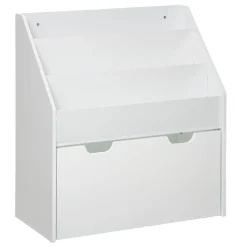 Atmosphera Bibliothèques, Étagères*Bibliothèque enfant à roulettes Blanc