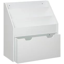Atmosphera Bibliothèques, Étagères*Bibliothèque enfant à roulettes Blanc