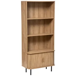 Atmosphera Voir Tout |Bibliothèques, Vitrines*Bibliothèque 2 portes "Colva" Boisnaturel
