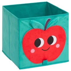 Atmosphera Paniers De Rangements*Boite de rangement velours "Pomme d'amour" Vert