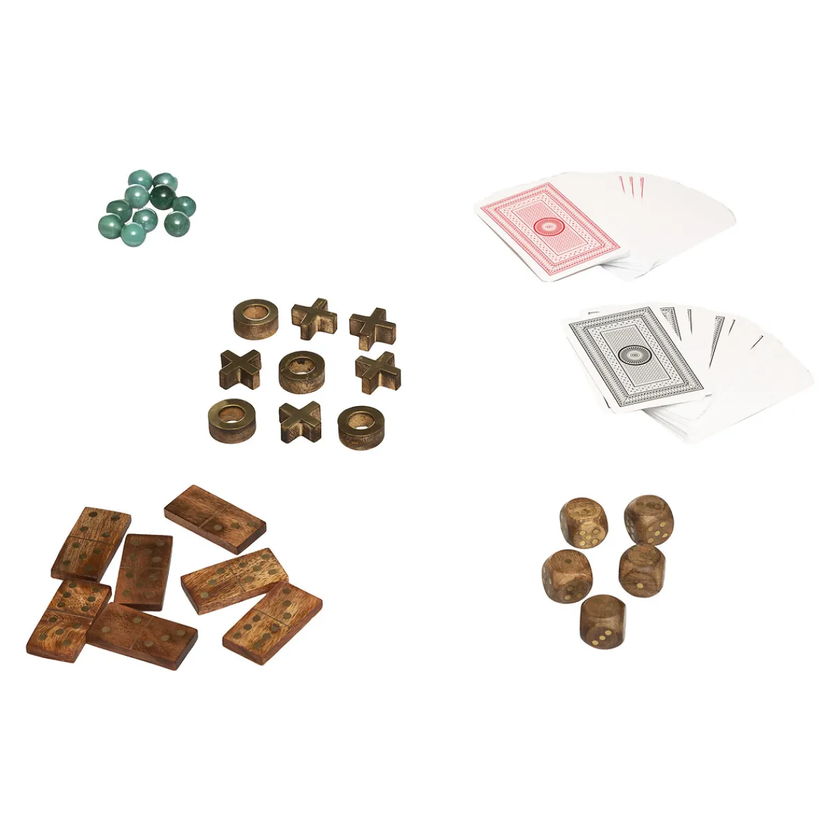 Atmosphera Jeux De Société*Boite multi-jeux "Ines" Beigelin