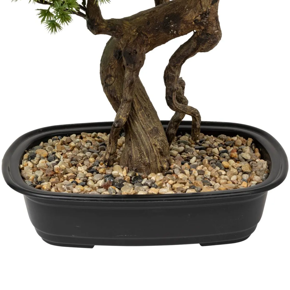 Atmosphera Plantes Artificielles*Bonsaï artificiel en pot "Polin" Vert