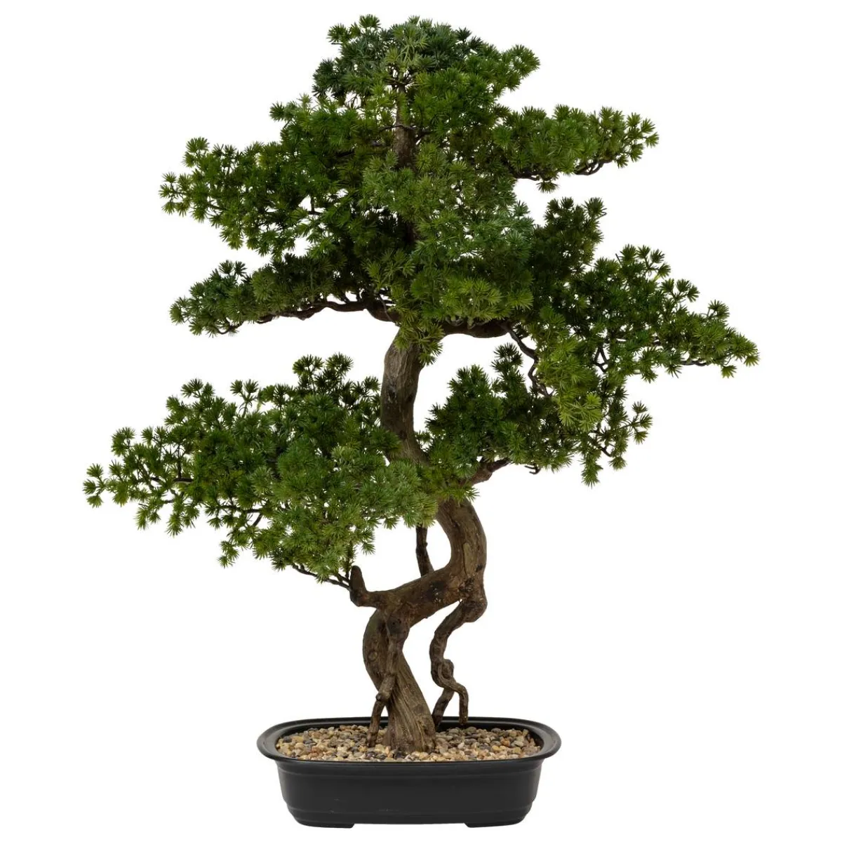 Atmosphera Plantes Artificielles*Bonsaï artificiel en pot "Polin" Vert