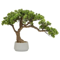 Atmosphera Plantes Artificielles*Bonsaï artificiel en pot "Polin" Beige