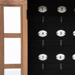 Atmosphera Boîtes À Clés|Décoration En Bois*Boîte à clé "Milana" Noir