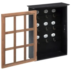 Atmosphera Boîtes À Clés|Décoration En Bois*Boîte à clé "Milana" Noir