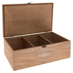 Atmosphera Boites De Rangement*Boîte à couture "Hiver" Marron