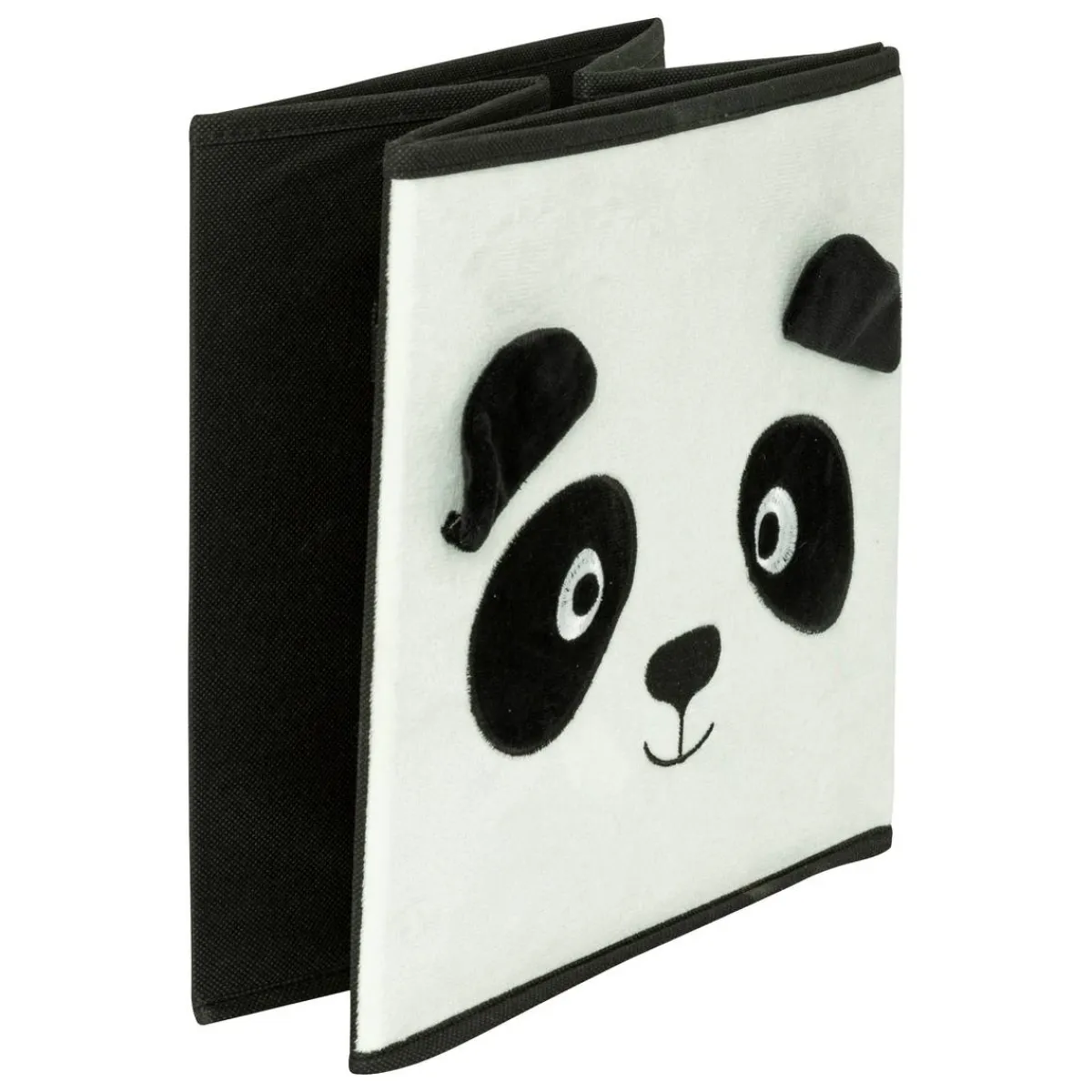Atmosphera Boîtes, Petits Rangements*Boîte de rangement enfant panda "Joey" NoiretBlanc