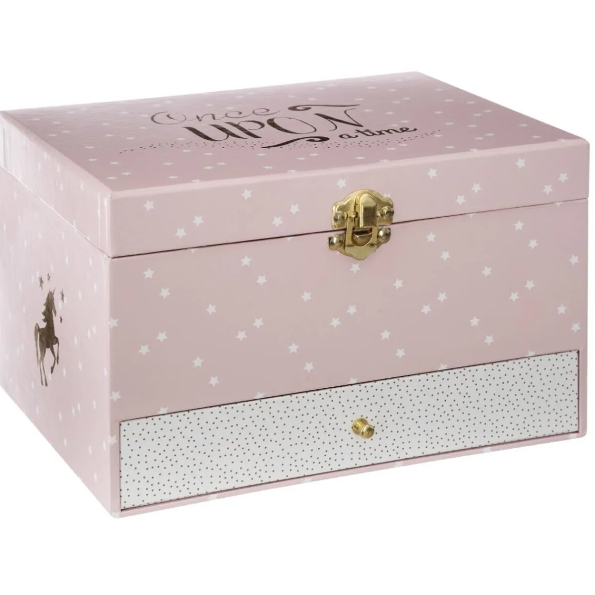 Atmosphera Boîtes, Petits Rangements*Boîte musicale "Licorne" Rose