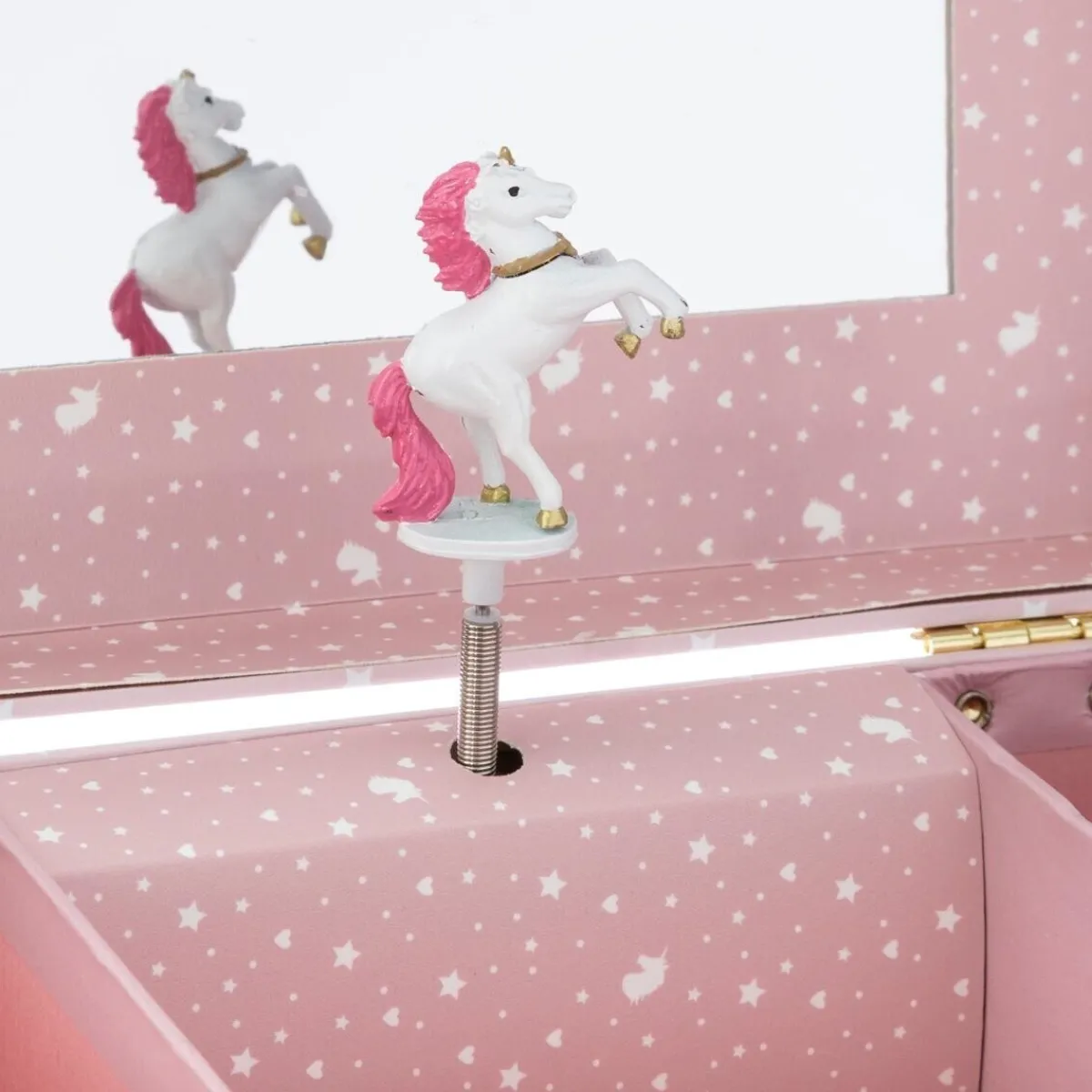 Atmosphera Boîtes, Petits Rangements*Boîte musicale "Licorne" Rose