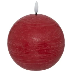 Atmosphera Bougies Led*Bougie boule à led "Molia" Jaune