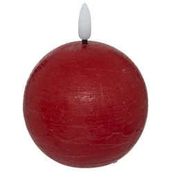 Atmosphera Bougies Led*Bougie boule à led "Molia" Rouge